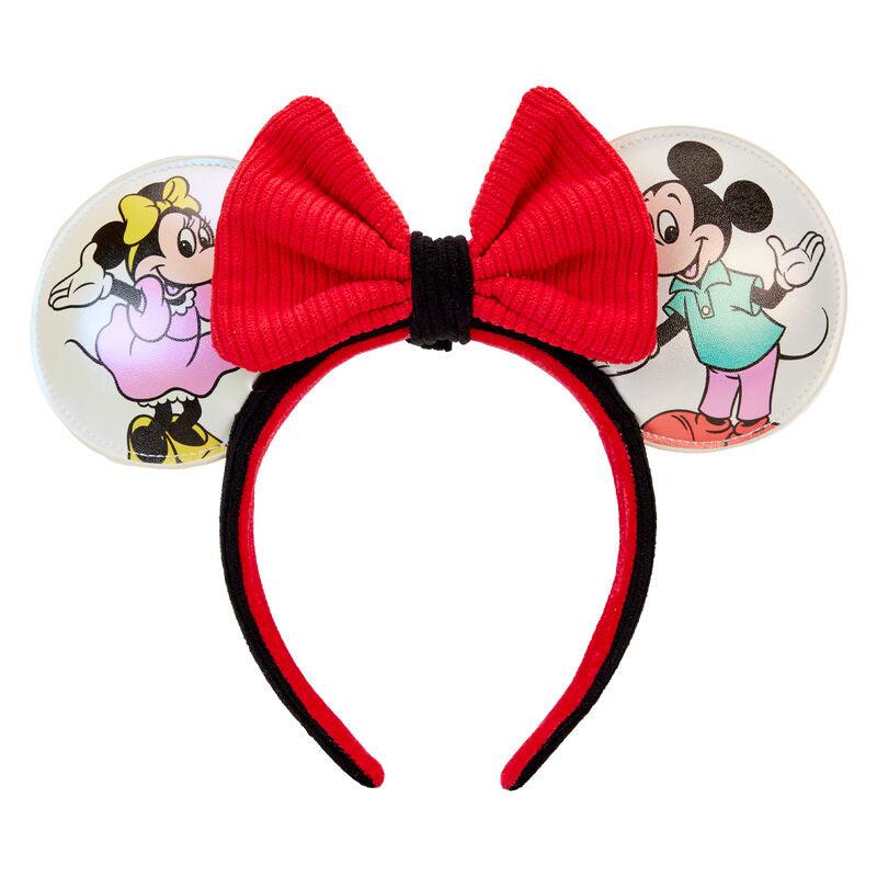 Loungefly Disney100 Mickey & Friends Classic AOP Mini Backpack With Ear Headband - Loungefly - Ginga Toys