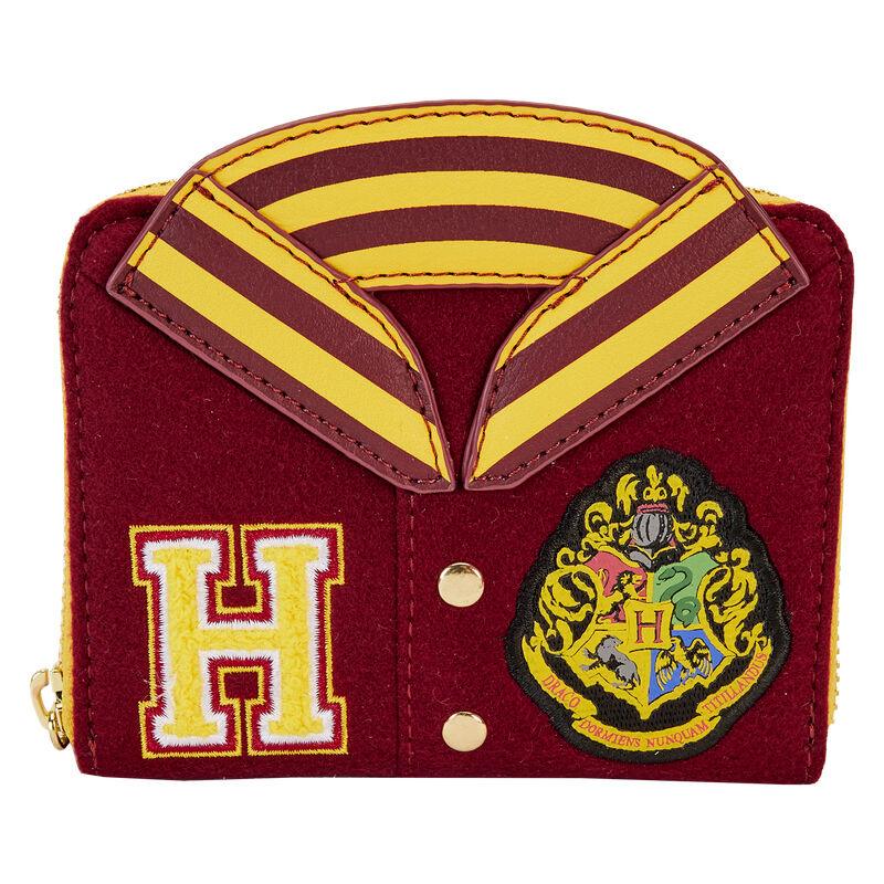 Loungefly Harry Potter Hogwarts Crest Varsity Jacket Zip Around Wallet - Loungefly - Ginga Toys
