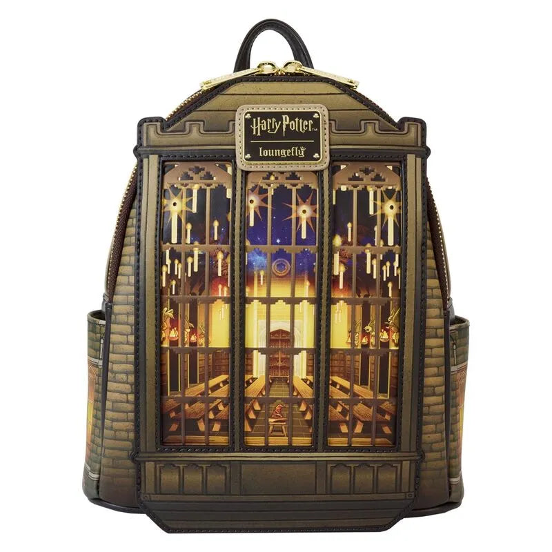 Loungefly Harry Potter Hogwarts Great Hall Light Up Mini Backpack - Ginga Toys
