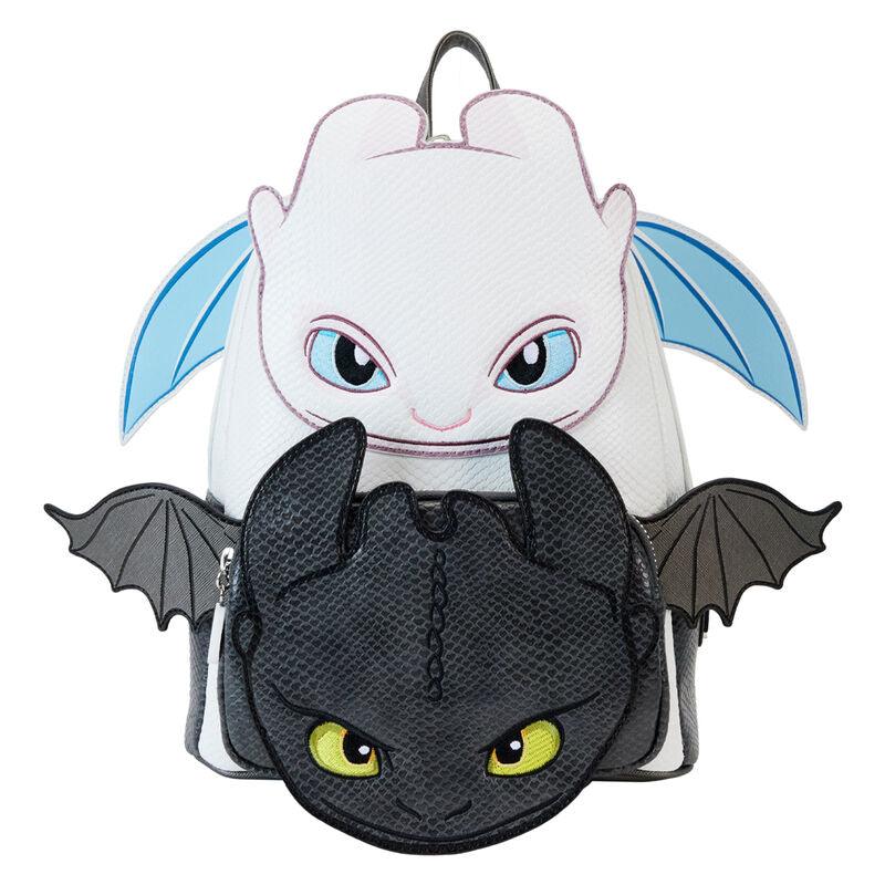Loungefly How to Train Your Dragon Light & Night Fury Cosplay Mini Backpack - Ginga Toys