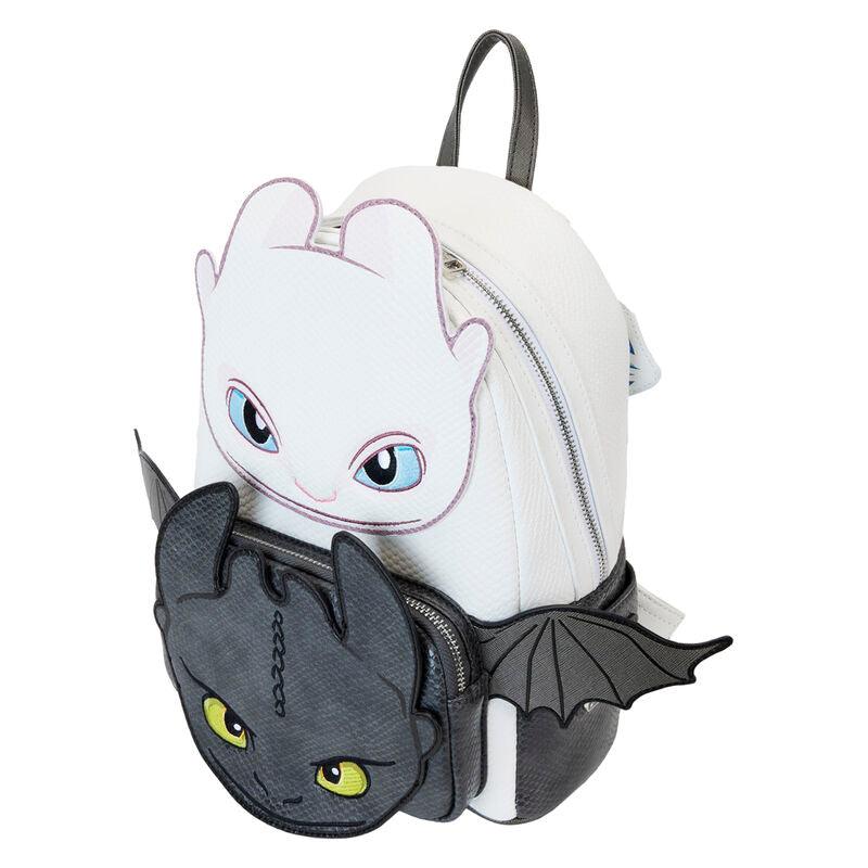 Loungefly How to Train Your Dragon Light & Night Fury Cosplay Mini Backpack - Ginga Toys