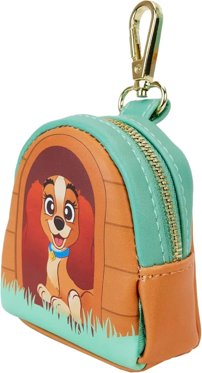 Loungefly I Heart Disney Dogs Lady & the Tramp Dog House Dog Treat Bag - Ginga Toys
