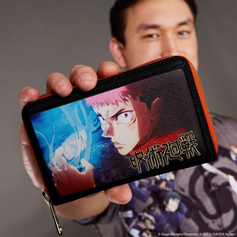 Loungefly Jujutsu Kaisen Yuji Itadori Cosplay Zip Around Wallet - Loungefly - Ginga Toys
