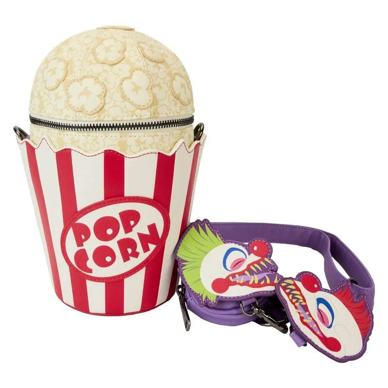 Loungefly Killer Klowns from Outer Space Scented Glow Figural Crossbody Bag With Coin Bag - Ginga Toys