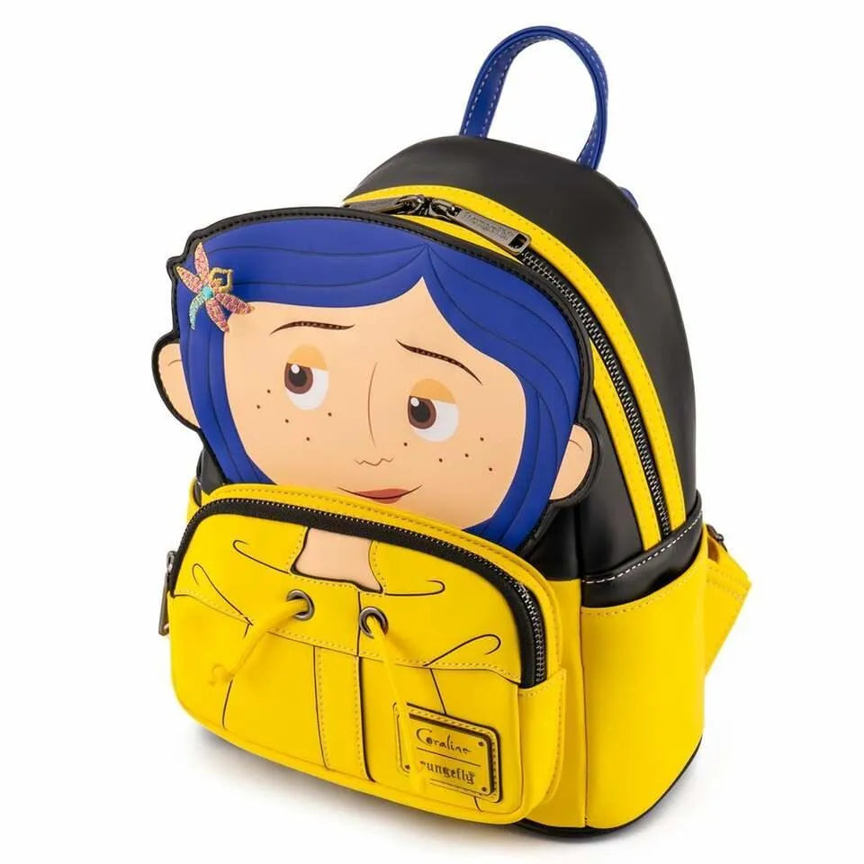 Loungefly Laika Coraline Raincoat Cosplay Mini Backpack - Loungefly - Ginga Toys