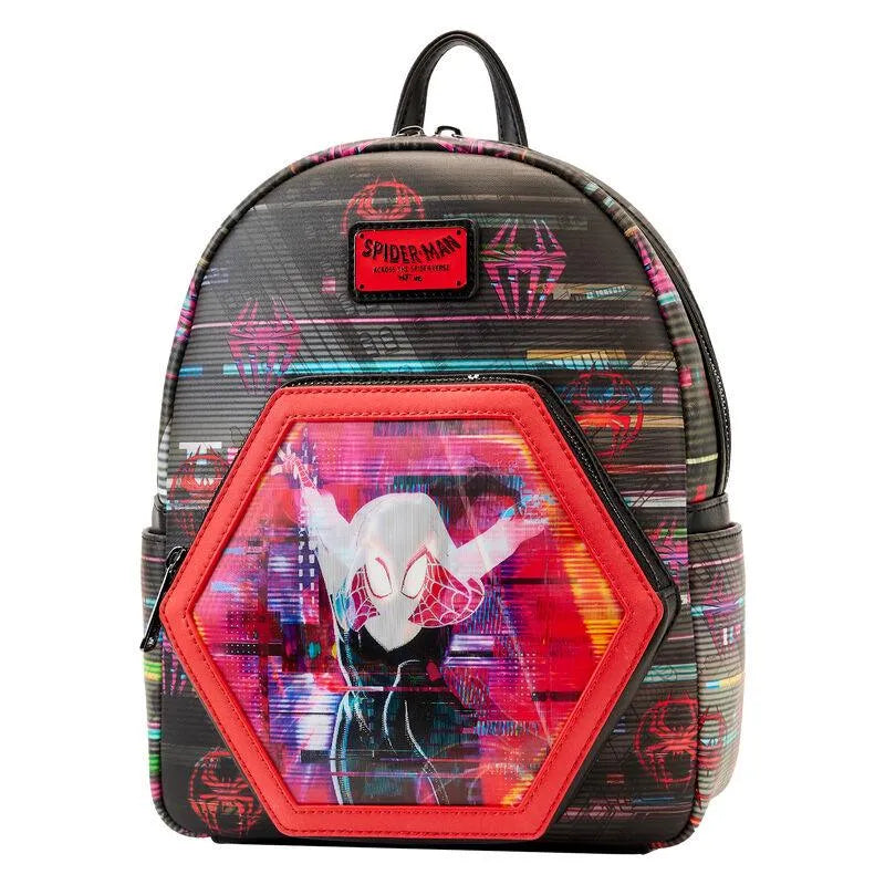 Loungefly Marvel Across the Spider-Verse Lenticular Mini Backpack