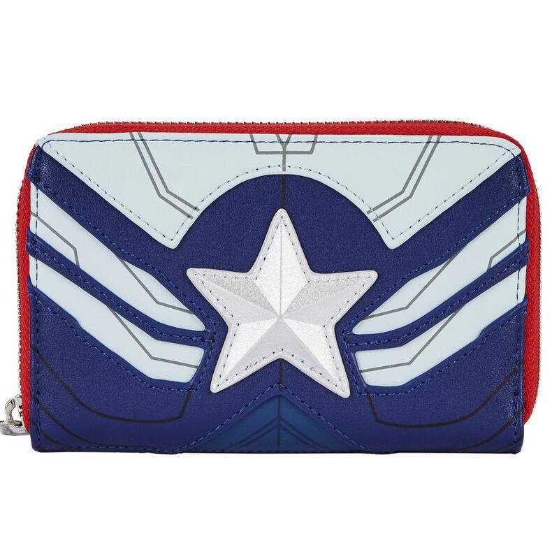 Loungefly Marvel Falcon Captain America Cosplay Zip Around Wallet - Loungefly - Ginga Toys