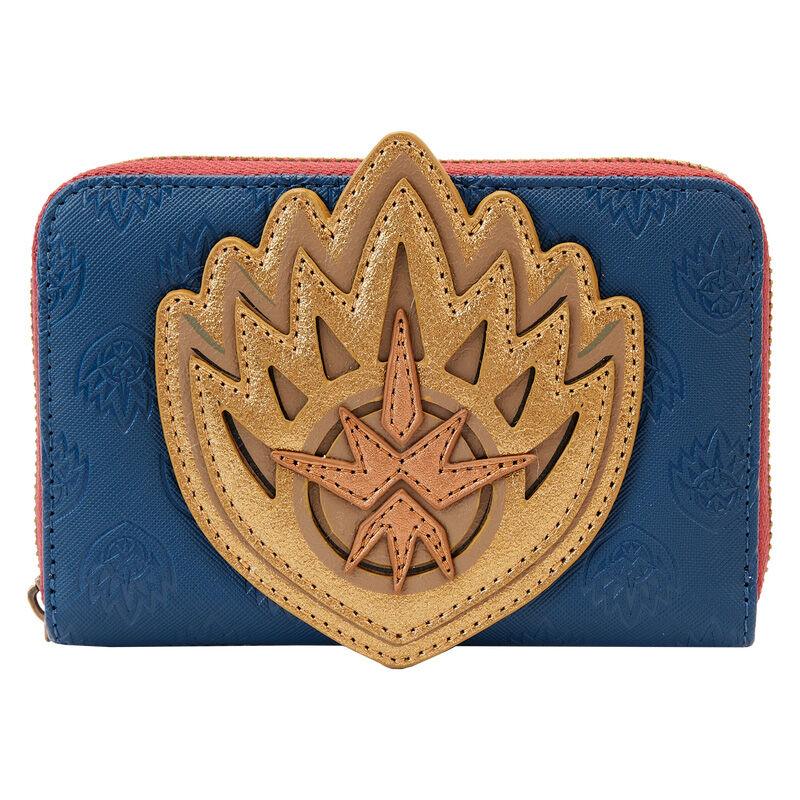 Loungefly Marvel Guardians of the Galaxy Vol. 3 Ravager Badge Zip Around Wallet - Loungefly - Ginga Toys