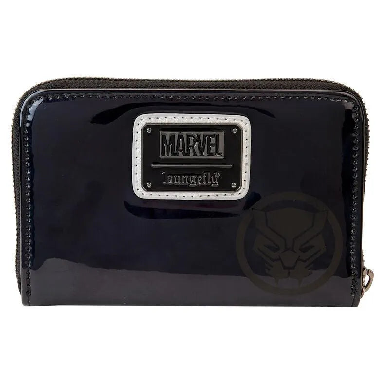 Loungefly Marvel Metallic Black Panther Cosplay Zip Around Wallet - Loungefly - Ginga Toys