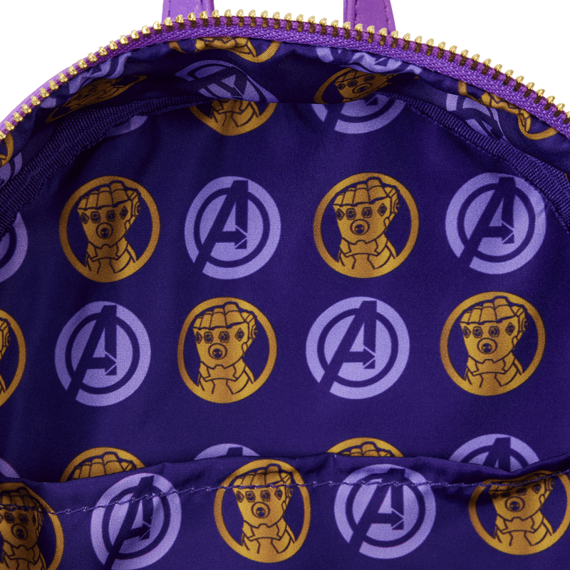 Loungefly Marvel Metallic Thanos Gauntlet Mini Backpack - Loungefly - Ginga Toys
