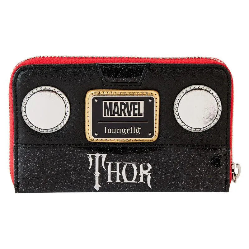 Loungefly Marvel Metallic Thor Cosplay Zip Around Wallet - Loungefly - Ginga Toys