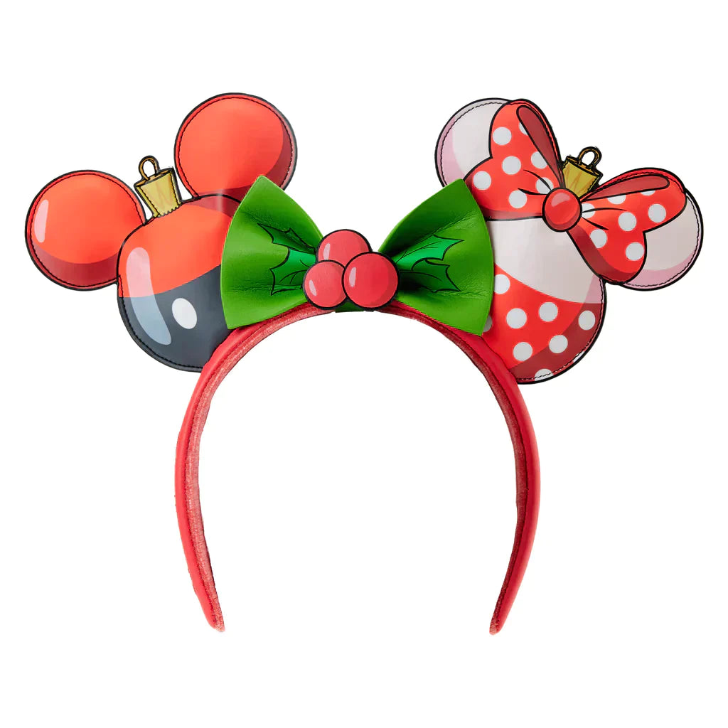 Loungefly Mickey & Minnie Mouse Ornament Ear Headband - Loungefly - Ginga Toys