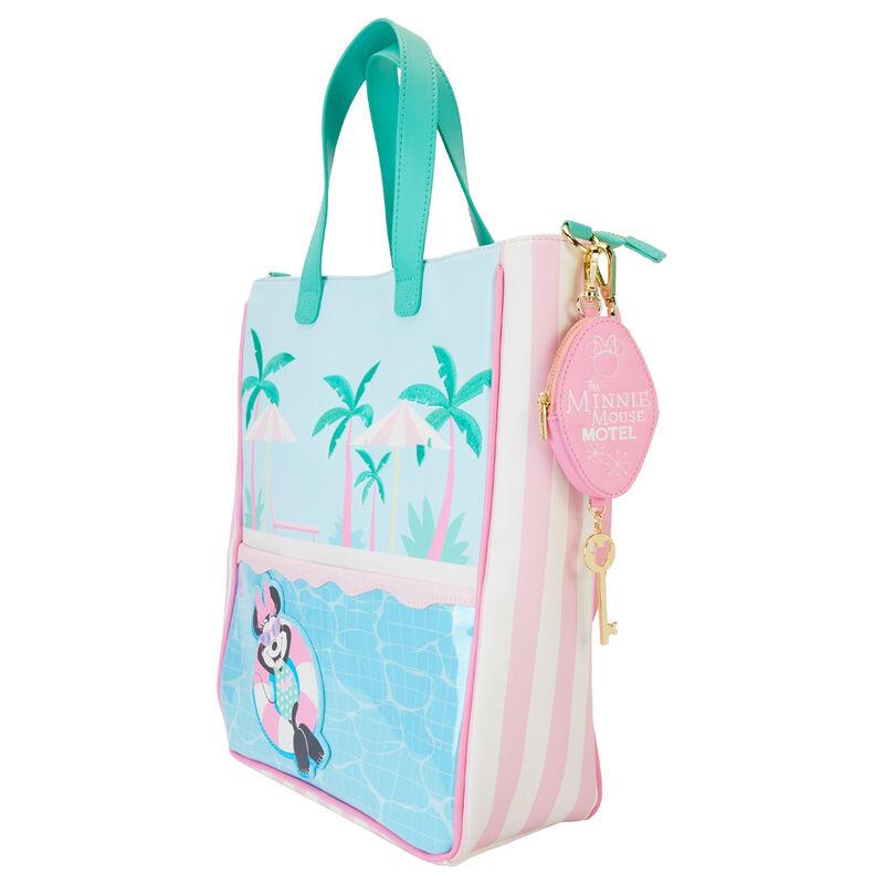 Loungefly Minnie Mouse Vacation Style Poolside Tote Bag with Coin Bag - Ginga Toys