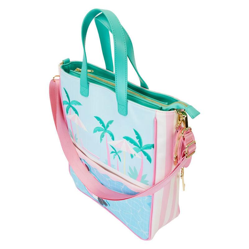 Loungefly Minnie Mouse Vacation Style Poolside Tote Bag with Coin Bag - Ginga Toys