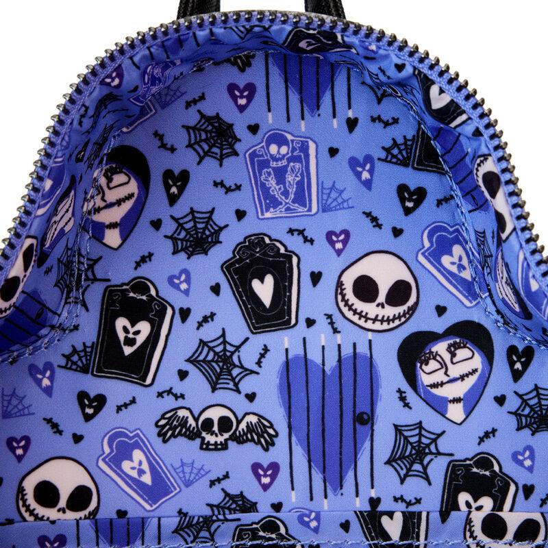 Loungefly Nightmare Before Christmas Jack & Sally Eternally Yours Tombstone Mini Backpack - Loungefly - Ginga Toys