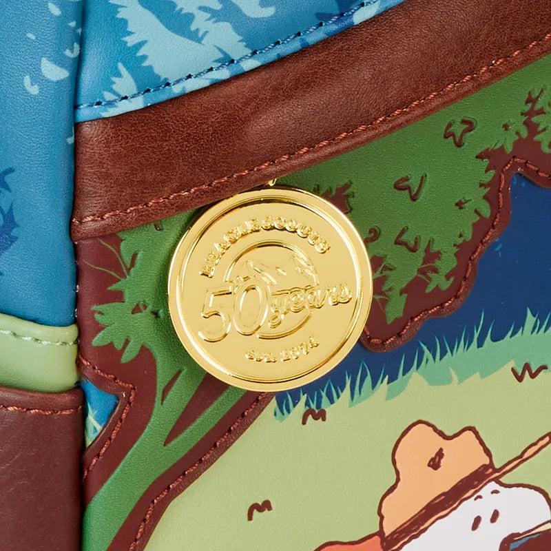 Loungefly Peanuts 50th Anniversary Snoopy's Beagle Scouts Mini Backpack - Ginga Toys