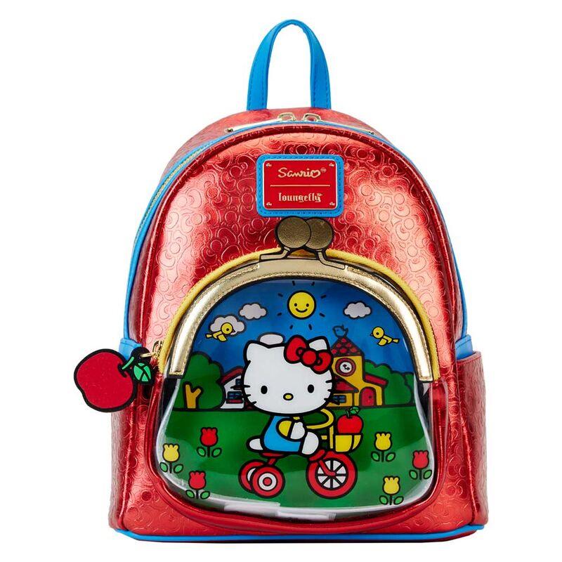 Loungefly Sanrio Hello Kitty 50th Anniversary Coin Bag Metallic Mini Backpack - Ginga Toys