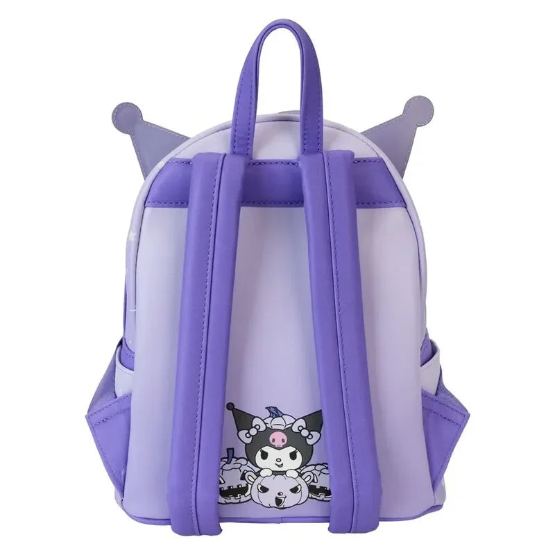 Loungefly Sanrio Kuromi Pumpkin Light Up Glow Mini Backpack - Ginga Toys