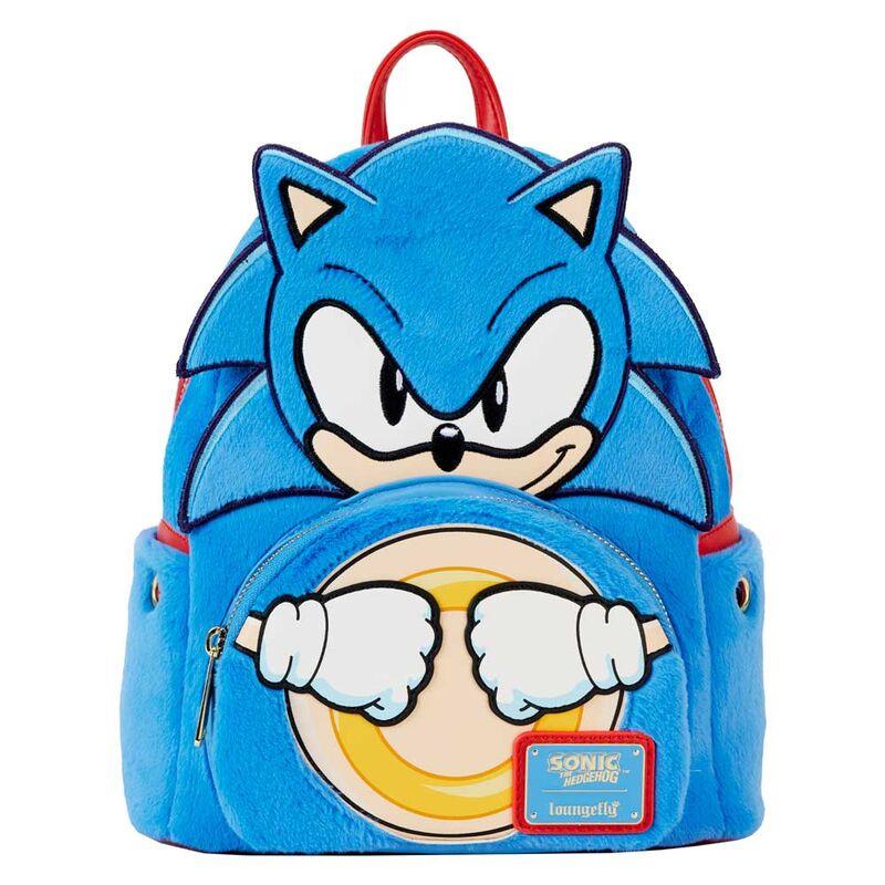 Loungefly Sonic the Hedgehog Classic Cosplay Plush Mini Backpack - Ginga Toys