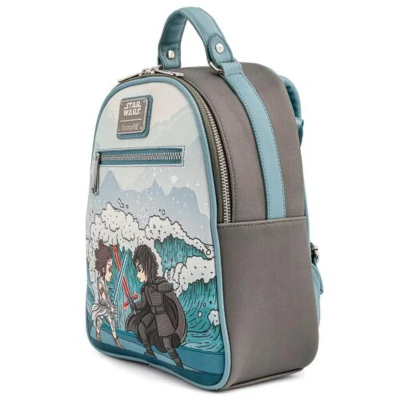 “Mixed Emotions” Star Wars Loungefly Backpack and Wallet Amazon.com: Loungefly Star Wars Kylo Ren and Rey Mixed  main image 2