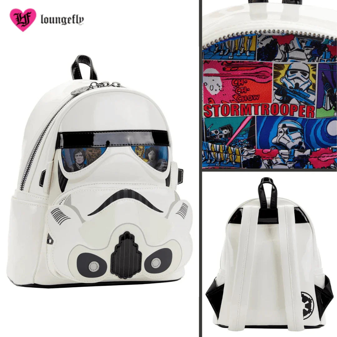 Loungefly Star Wars Stormtrooper Lenticular Cosplay Mini Backpack - Loungefly - Ginga Toys