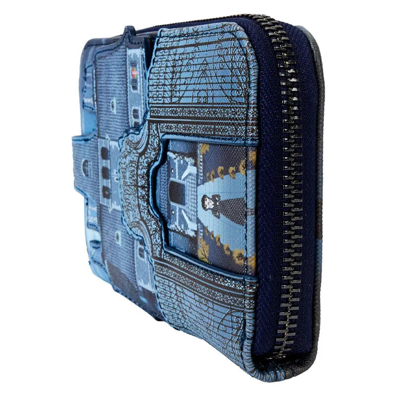 Loungefly Wednesday Nevermore Academy Castle Zip Around Wallet - Ginga Toys