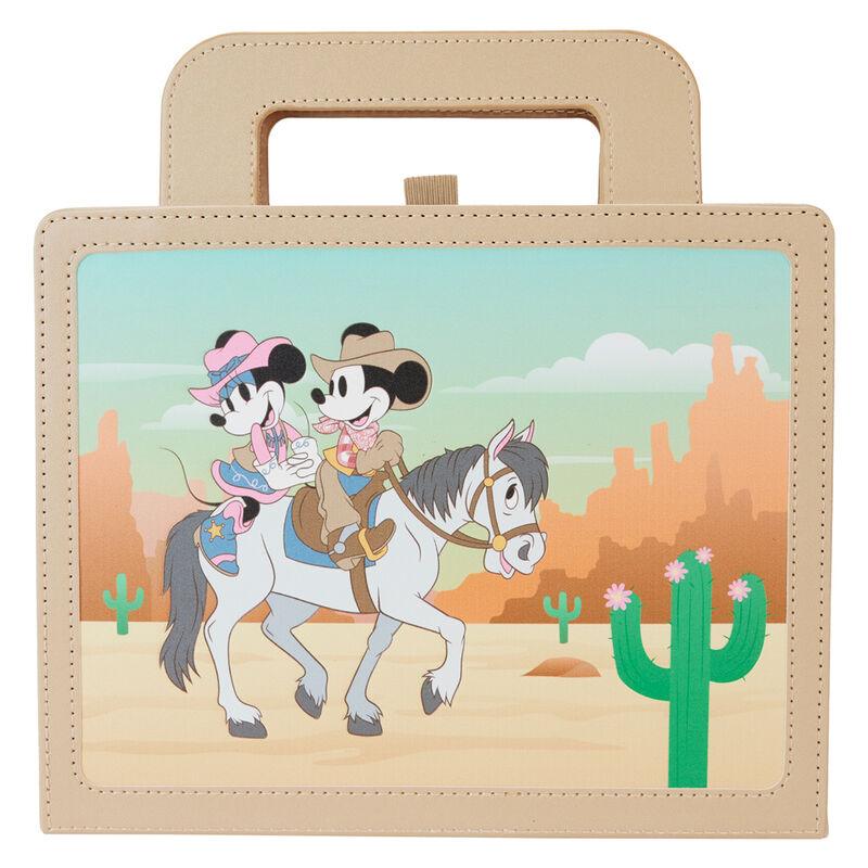 Loungefly Western Mickey & Minnie Lunchbox Stationery Notebook Journal - Loungefly - Ginga Toys