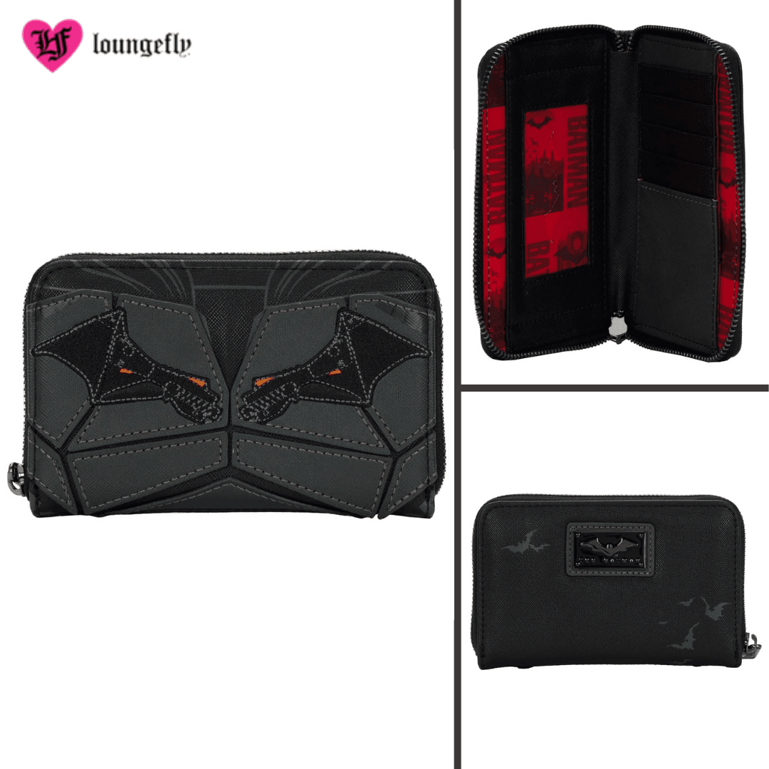Loungefly X DC Comics The Batman Cosplay Zip Around Wallet - Loungefly - Ginga Toys