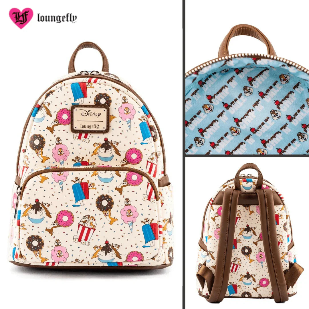 chip and dale mini backpack Loungefly X Disney Chip and Dale Sweet Treats Mini Backpack