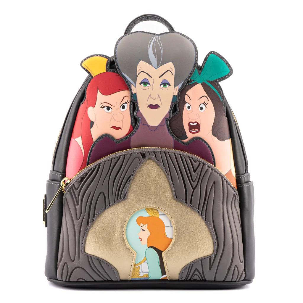 Loungefly X Disney Cinderella Evil Stepmother and Stepsisters Villains Scene Mini Backpack - Loungefly - Ginga Toys