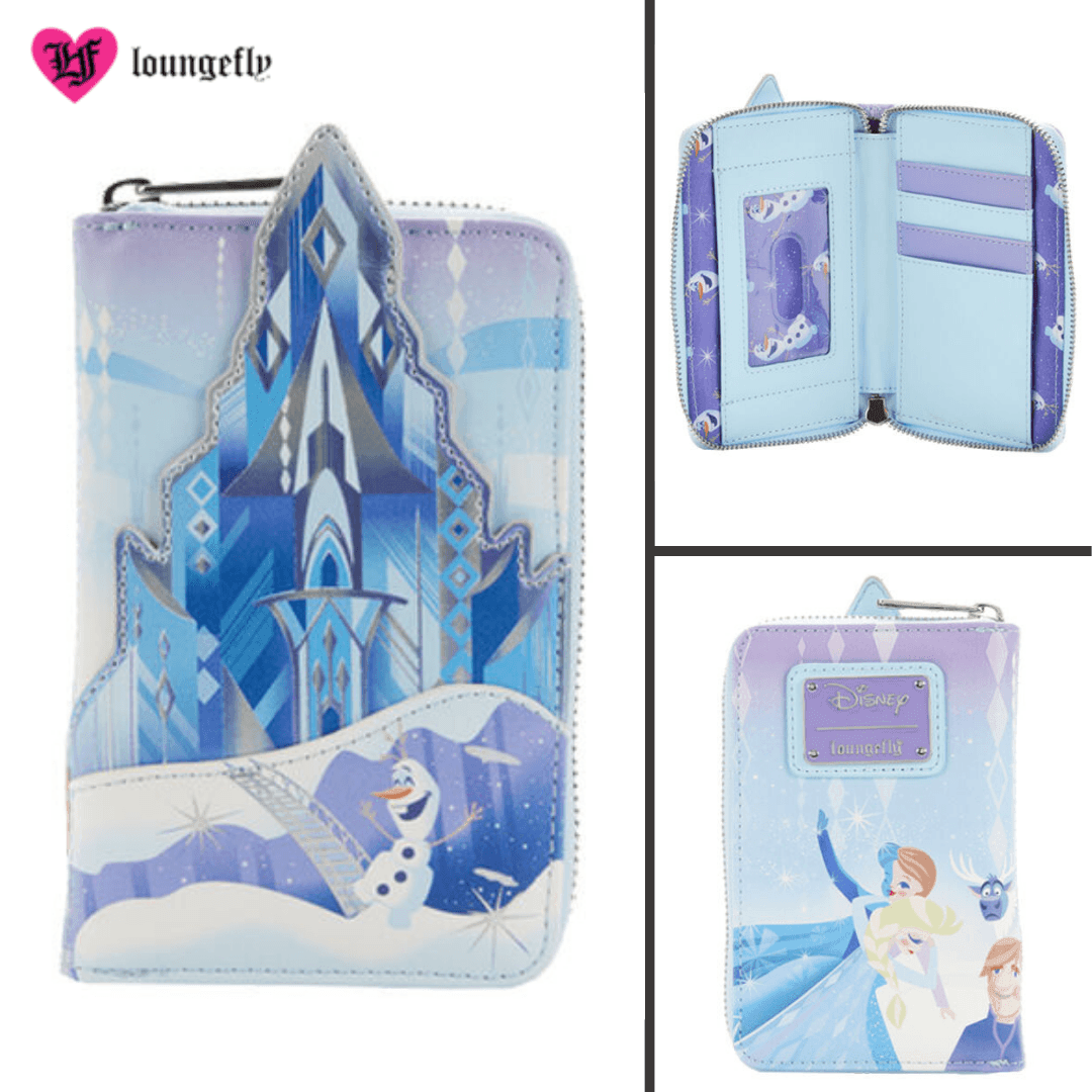Loungefly X Disney Frozen Princess Elsa Castle Zip Around Wallet - Loungefly - Ginga Toys