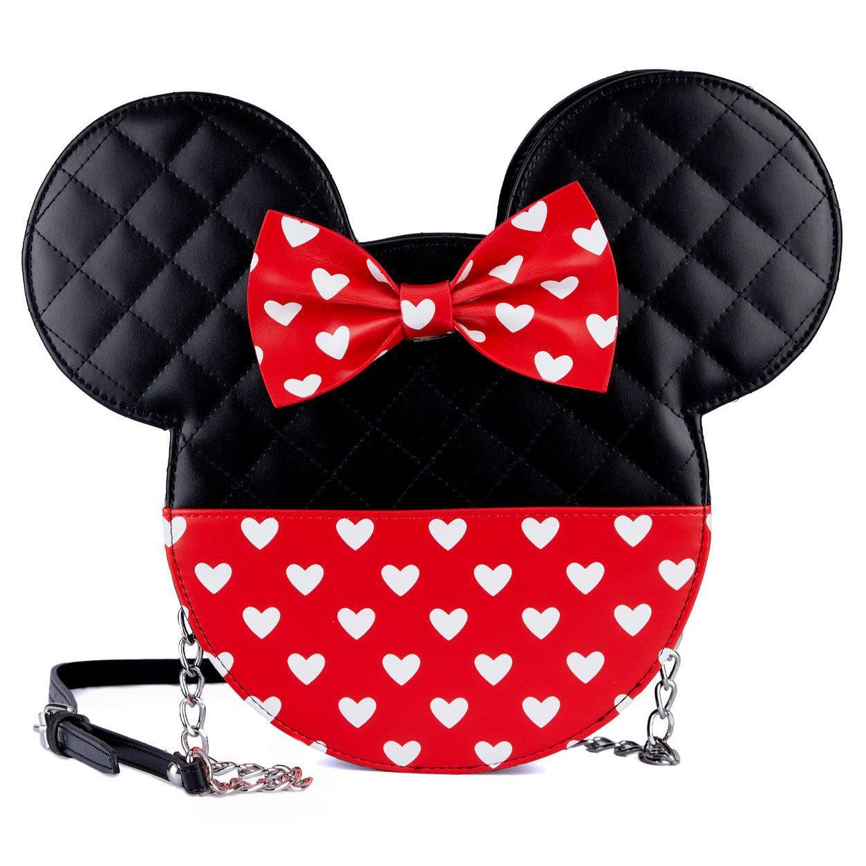 Loungefly X Disney Mickey and Minnie Mouse Love Reversible Crossbody Bag - Loungefly - Ginga Toys