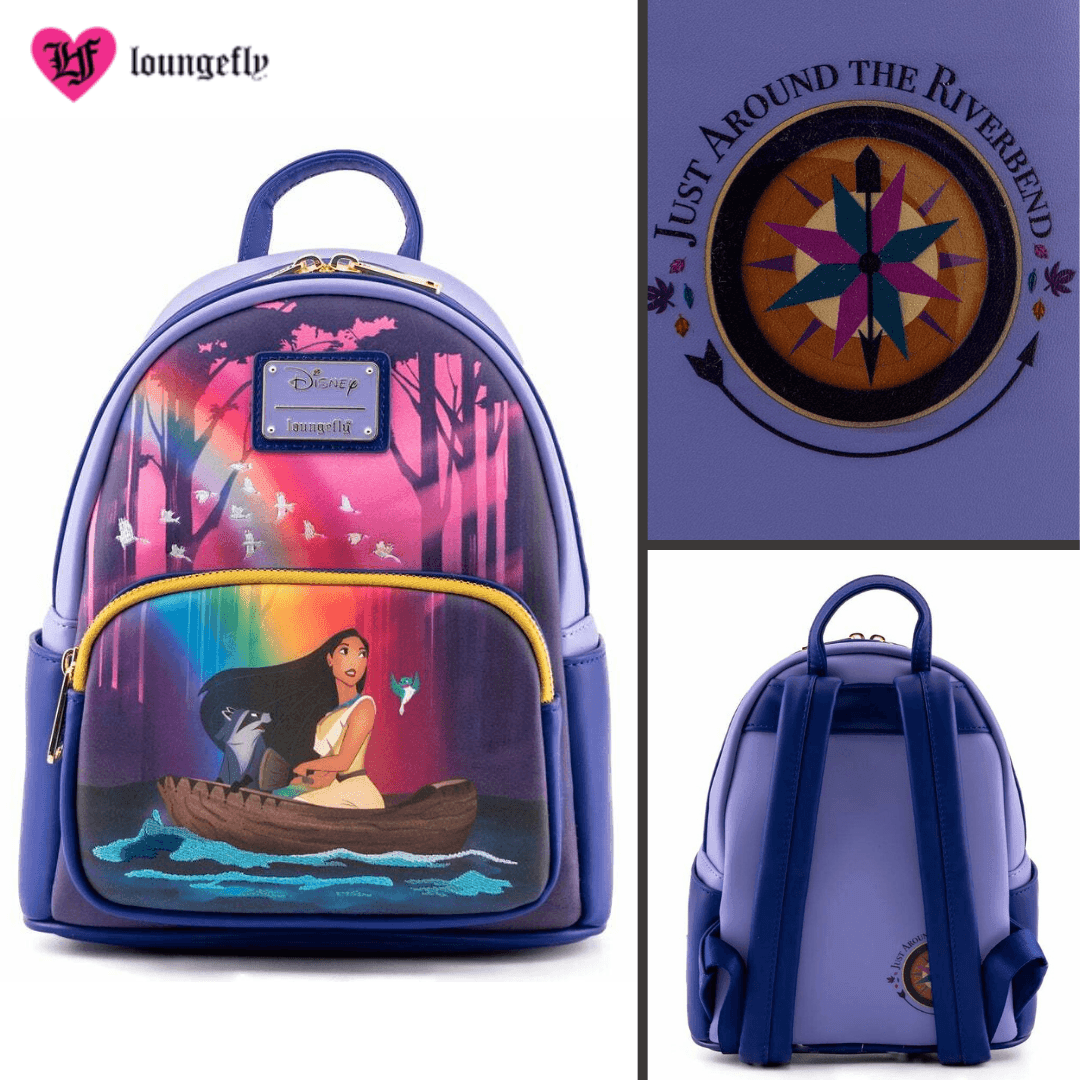 Loungefly X Disney Pocahontas Just Around The Riverbend Mini Backpack - Loungefly - Ginga Toys