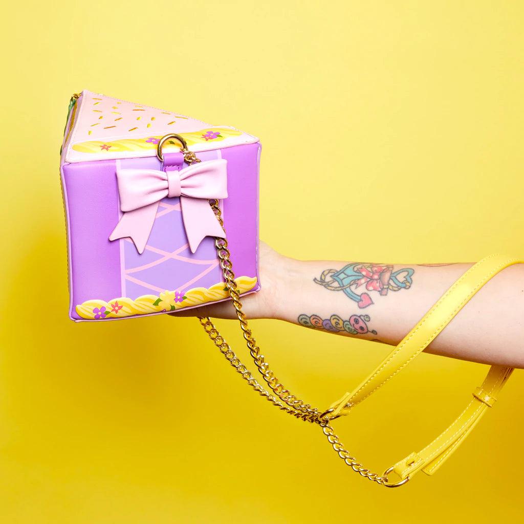 Loungefly X Disney Tangled Rapunzel Cake Cosplay Crossbody Shoulder Bag - Loungefly - Ginga Toys