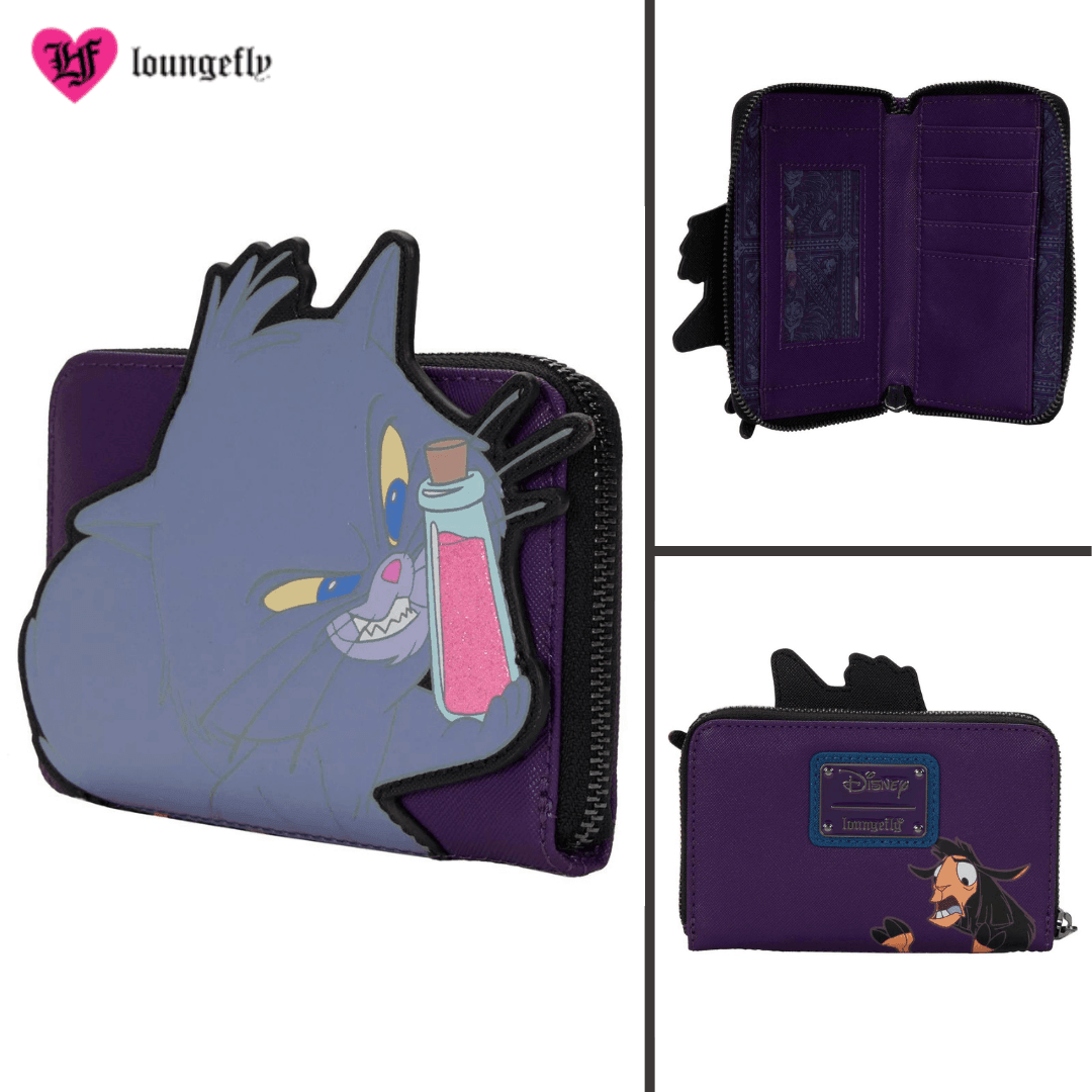 Loungefly X Disney The Emperor's New Groove Yzma Cat Zip Around Wallet - Loungefly - Ginga Toys