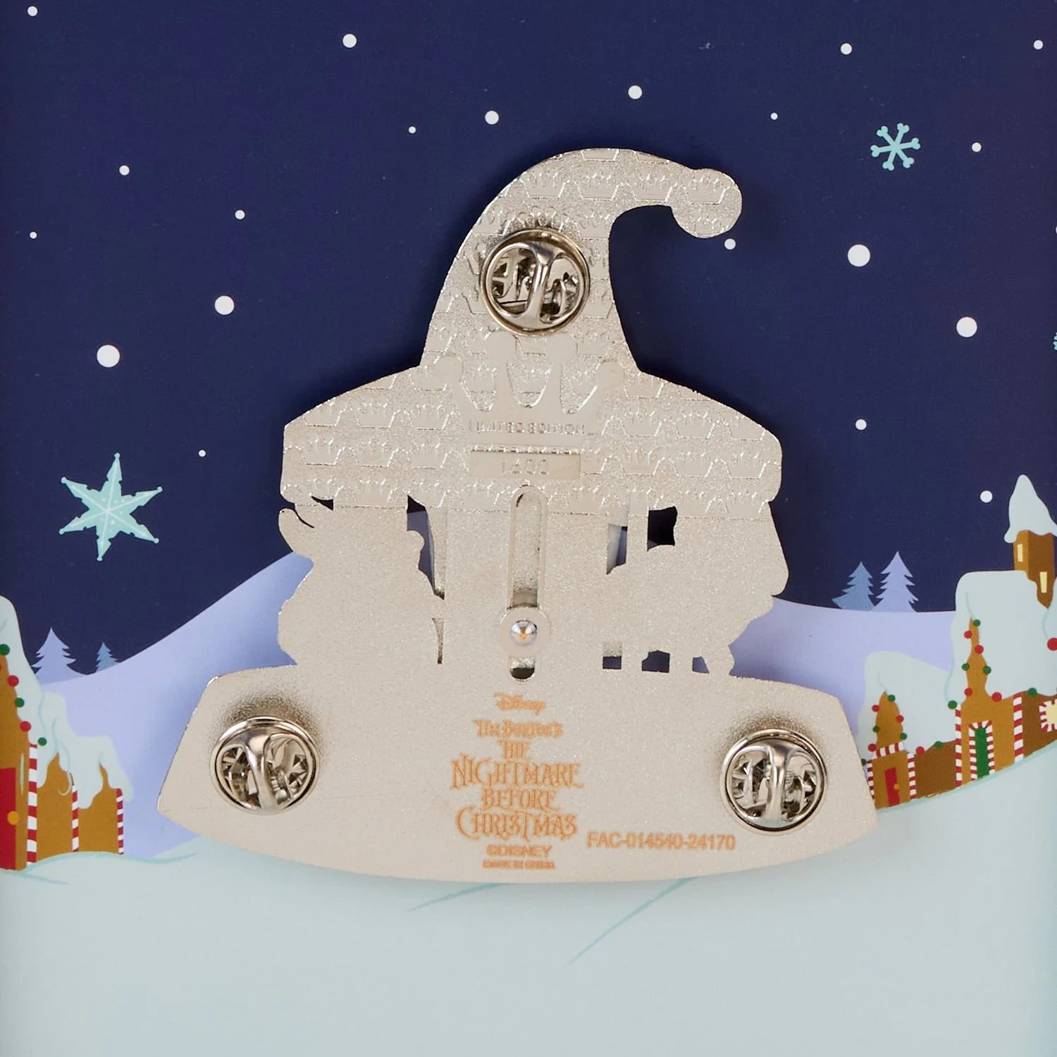 Loungefly Disney The Nightmare Before Christmas - Christmas Town Carousel Sliding 3" Collectors Pin - Ginga Toys