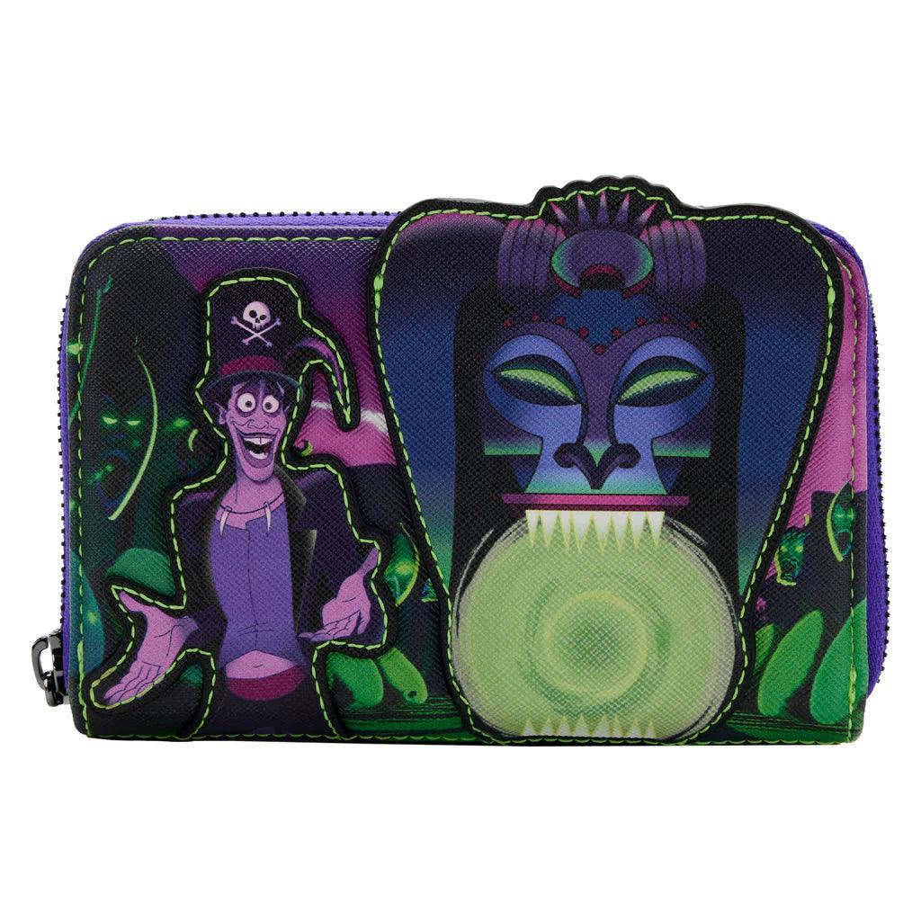 Loungefly X Disney The Princess and the Frog Dr. Facilier Glow in the Dark Zip Around Wallet - Loungefly - Ginga Toys