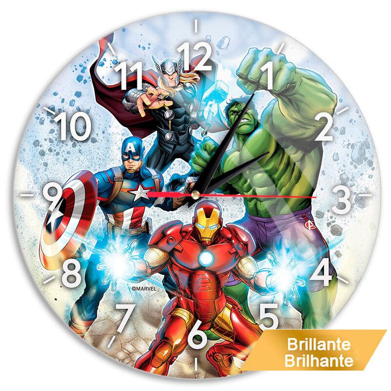 Marvel Avengers Glossy Wall Clock - Ert Group - Ginga Toys