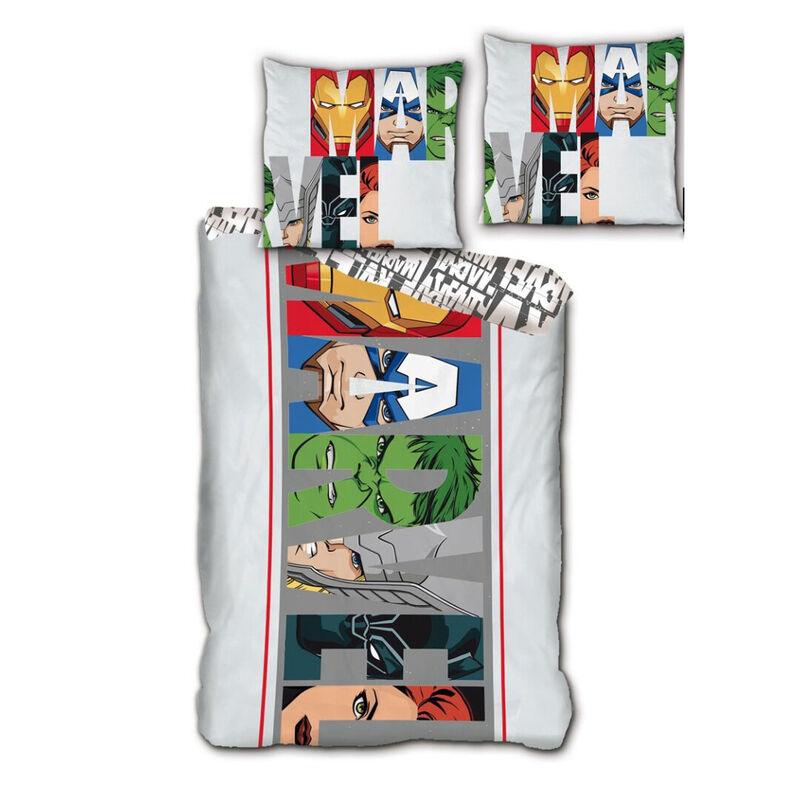 Marvel Avengers microfiber duvet cover bed 90cm - Marvel - Ginga Toys