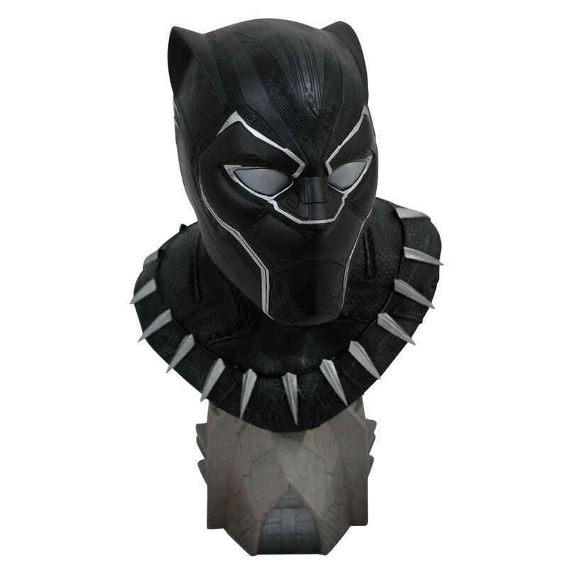 Marvel Black Panther Legends in 3D Black Panther 1/2 Scale Limited Edition Bust - Diamond Select - Ginga Toys