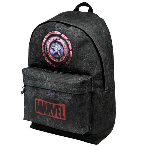 Marvel Captain America adaptable Grey Zipper School Backpack - Karactermania - Ginga Toys