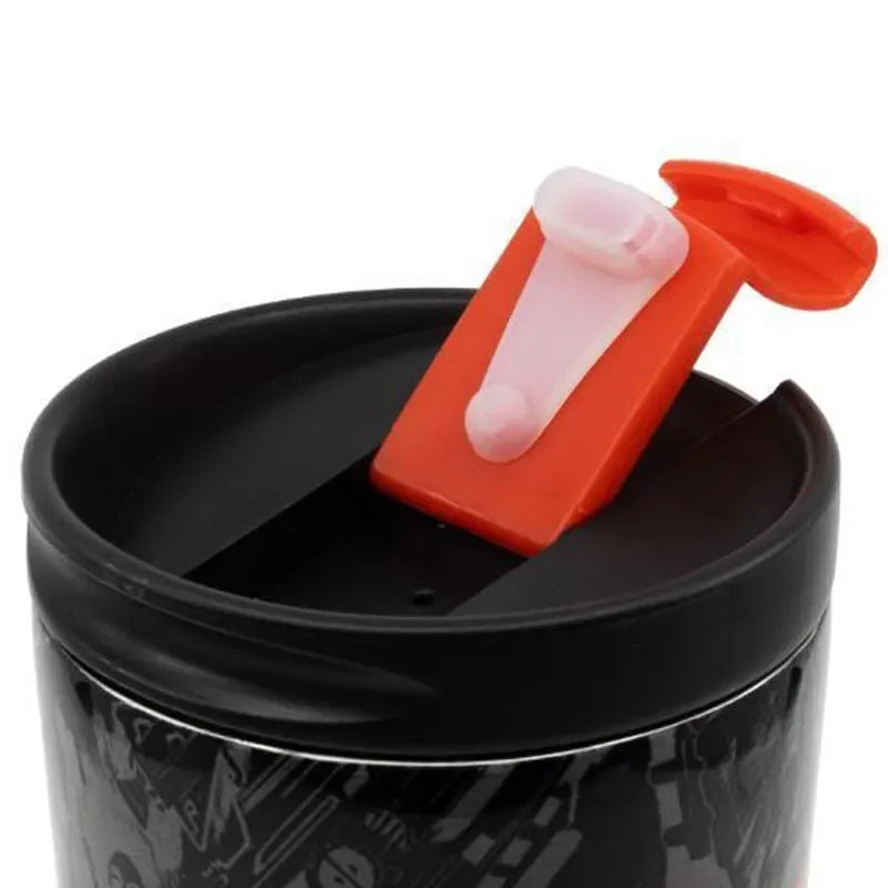 Marvel Deadpool Stainless Steel Travel Flask Tumbler 425ml - Ginga Toys