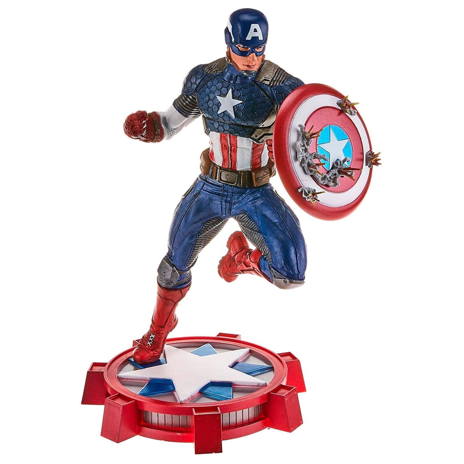 Marvel Gallery Captain America Diorama Statue - Diamond Select - Ginga Toys