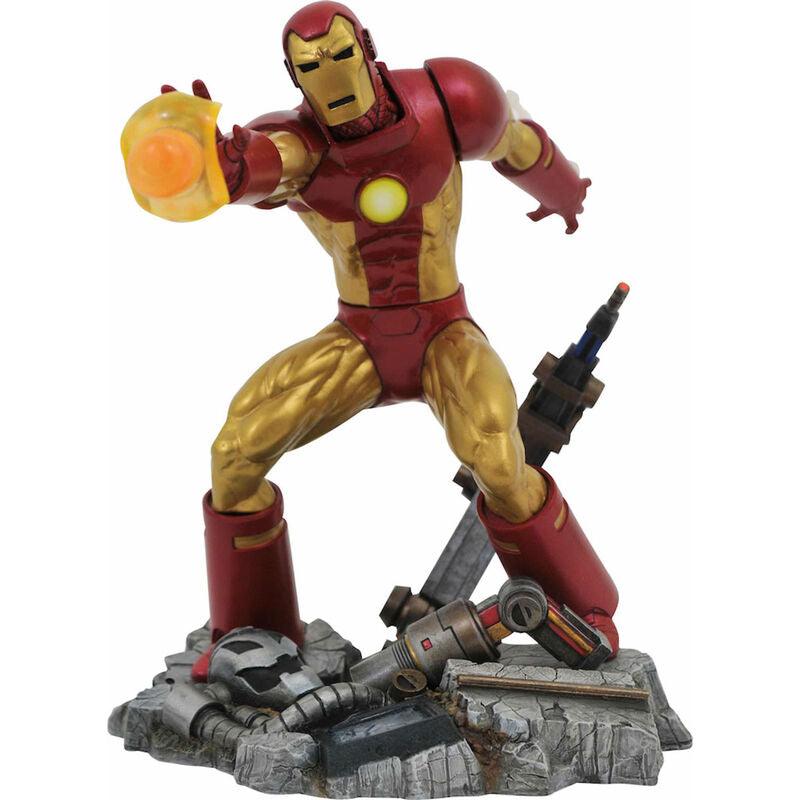 Marvel Gallery Comic Iron Man Mark XV Figure Diorama - Diamond Select - Ginga Toys