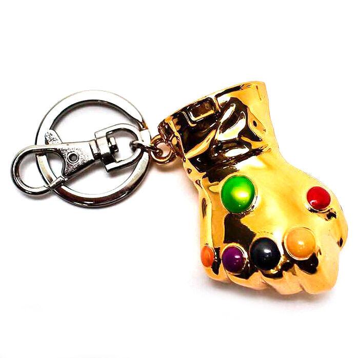 Marvel Infinity Gauntlet metal keychain - Semic - Ginga Toys