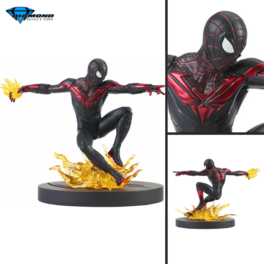 Marvel's Spider-Man: Miles Morales Gallery Spider-Man Figure Diorama - Diamond Select - Ginga Toys