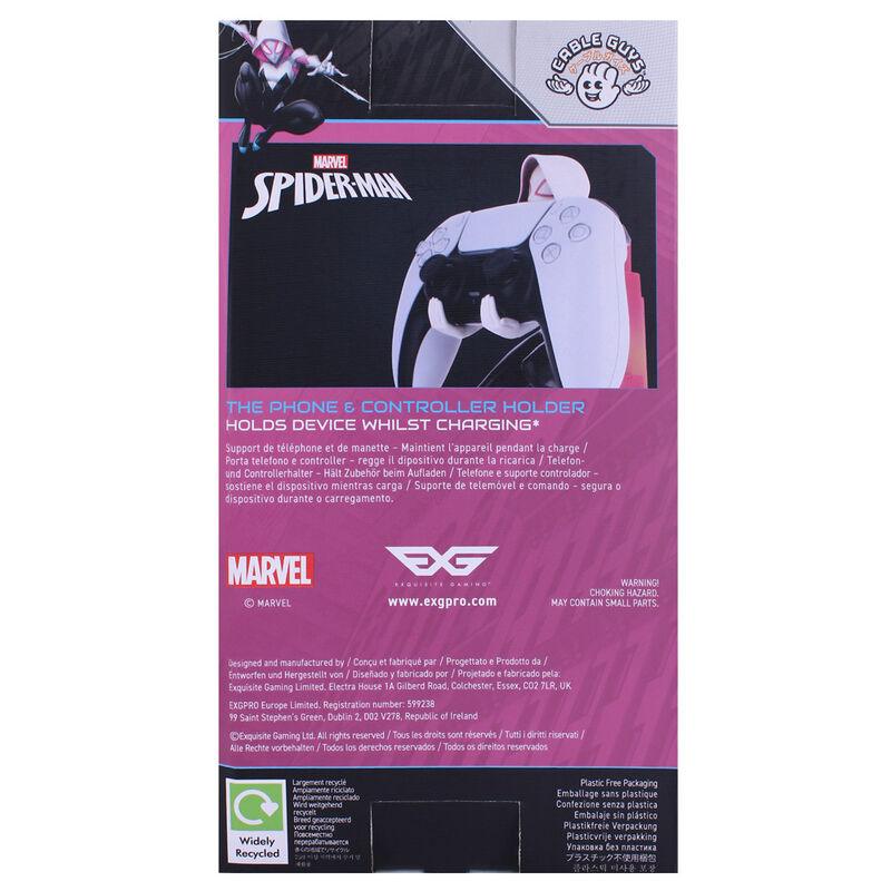 Marvel: Spider-Gwen Cable Guys Original Controller and Phone Holder - Exquisite Gaming - Ginga Toys