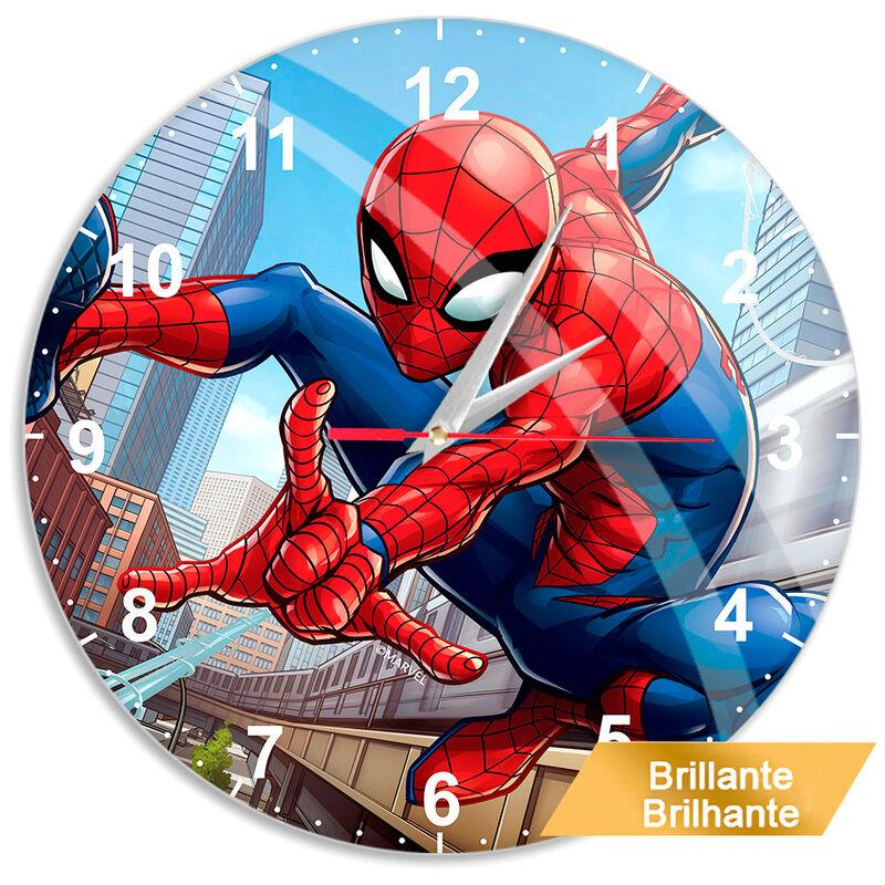 Marvel Spider-Man Glossy Wall Clock - Ert Group - Ginga Toys