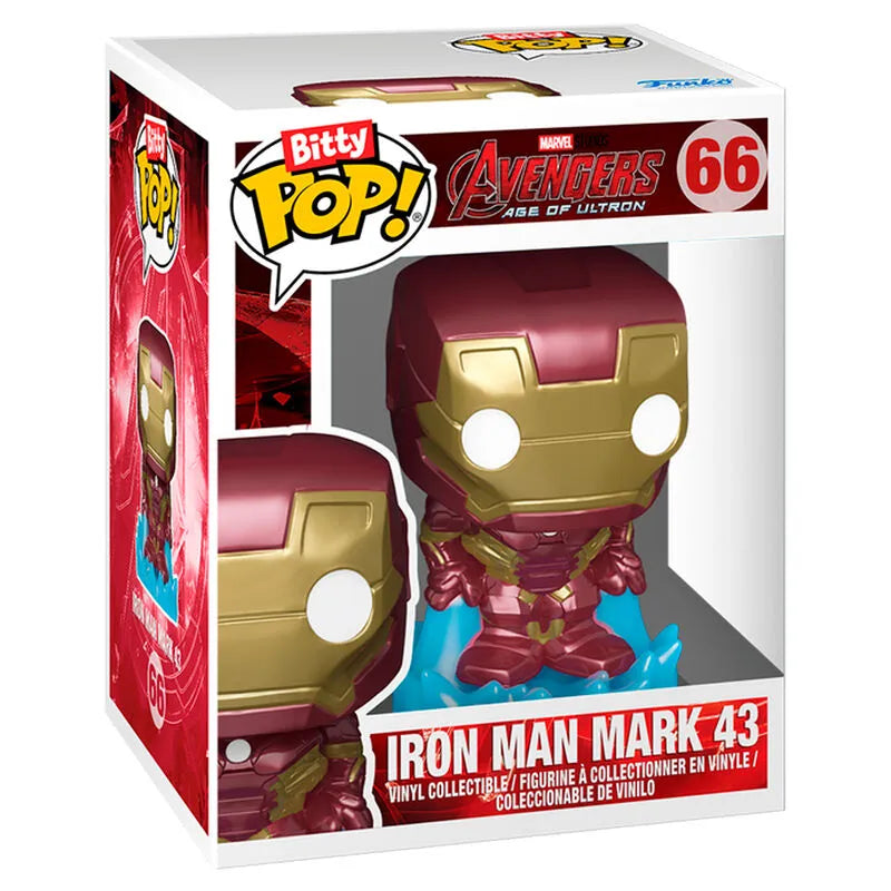 Marvel The Infinity Saga Bitty Pop! Bitty Bot Hulkbuster with Iron Man - Ginga Toys