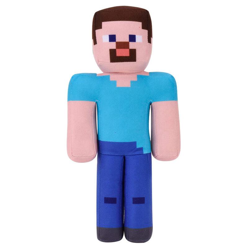 Minecraft Steve Soft plush toy 35cm - Mojang Studios - Ginga Toys